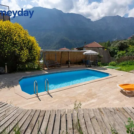 Mountain With Pool